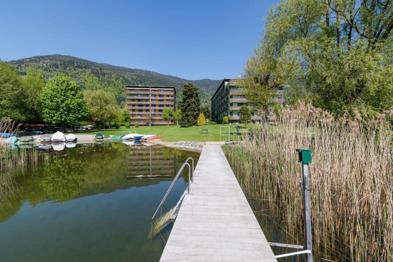 Rosebeach Appartement Am Ossiachersee Und Gerlitzen Skipiste Bodensdorf Bagian luar foto